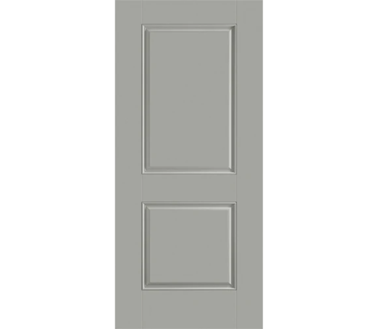 Ann Arbor Two Panel Square Fiberglass Entry Door